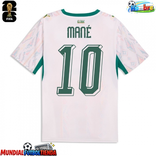 Camiseta Senegal Sadio Mane #10 Primera Equipación Replica Mundial 2026 mangas cortas